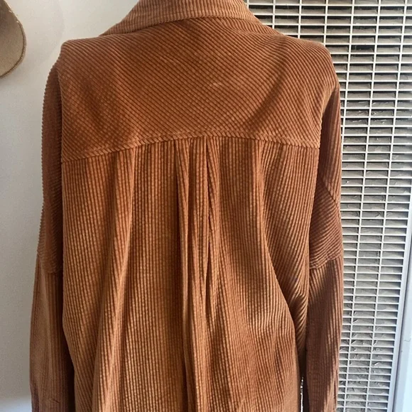 CP shades free people jack cord cotton over shirt medium - Picture 12 of 13